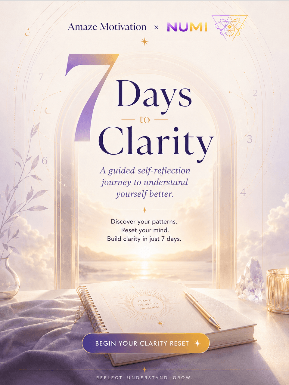 7 Days to Clarity - Free Guide by Amaze Motivation